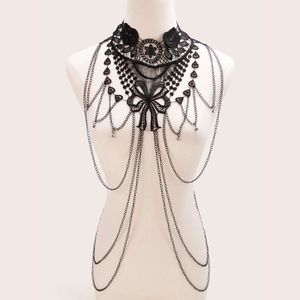 Lace Body Chain Necklace